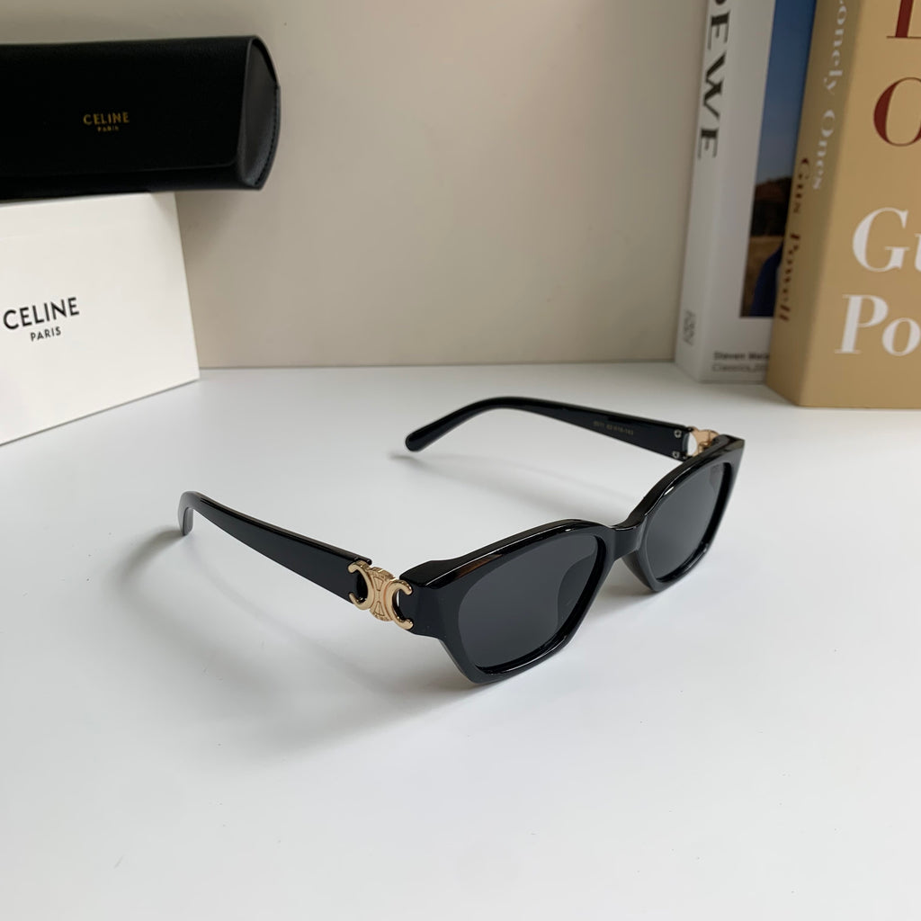 Celine Square Silver Lens Sunglasses for Men & Women - 415611