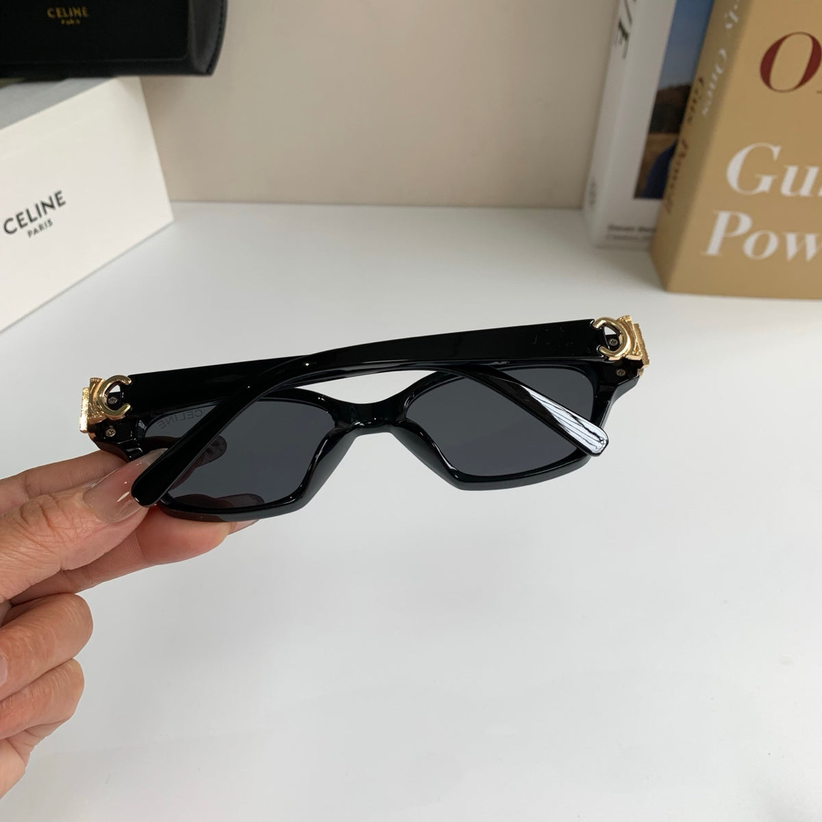 Celine Square Silver Lens Sunglasses for Men & Women - detail image 8