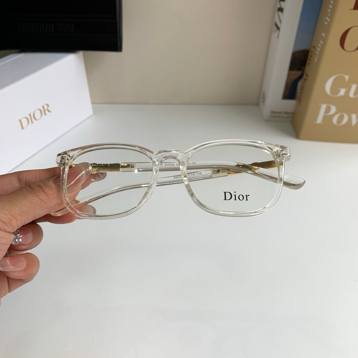 Dior Square Silver Lens Sunglasses for Men & Women - 415532 - detail image 4