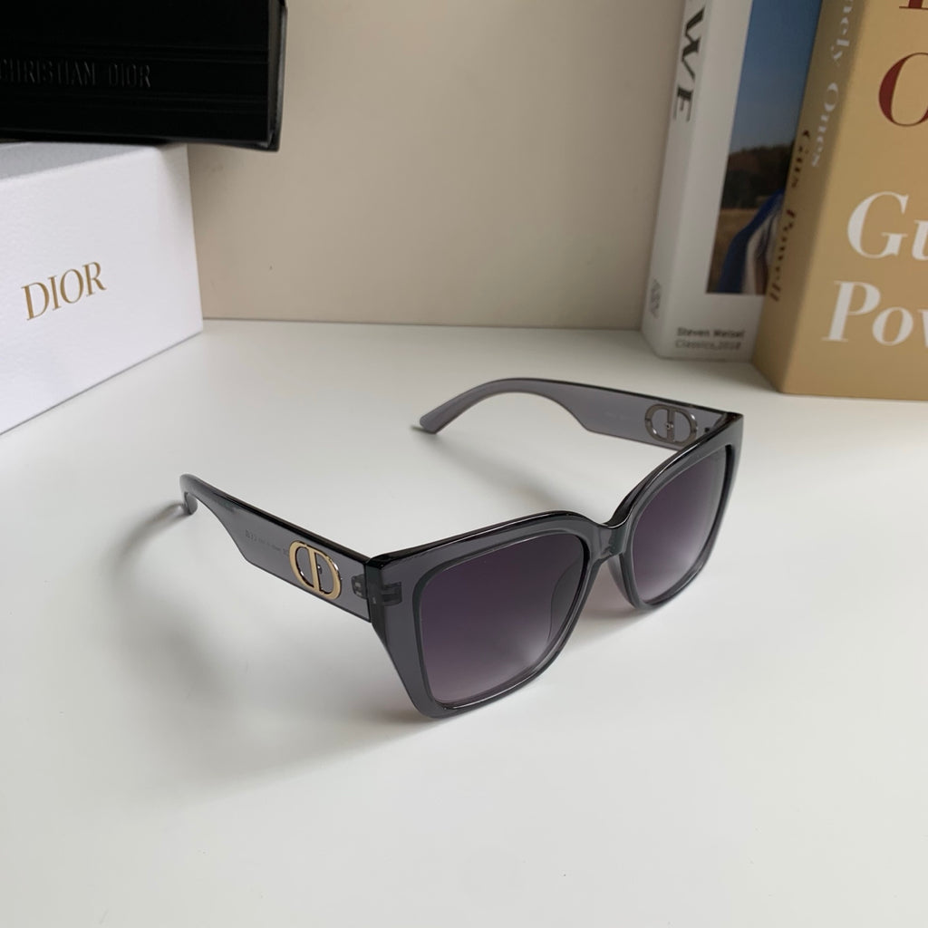 Dior Polarized Square Silver Lens Sunglasses for Men & Women - 486878