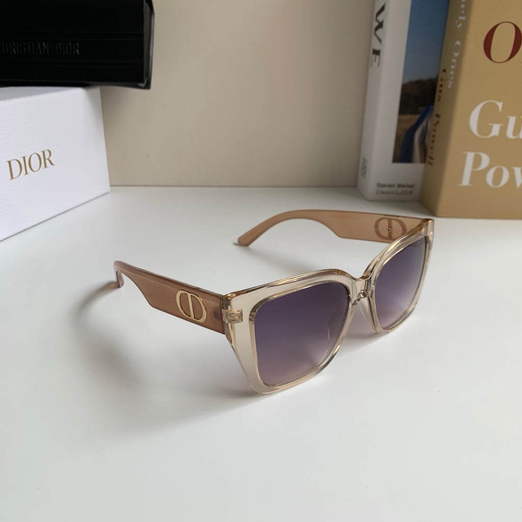 Dior Polarized Square Silver Lens Sunglasses for Men & Women - 398703