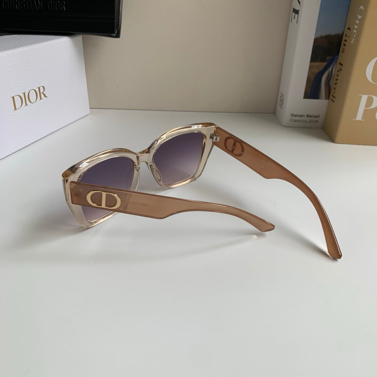 Dior Polarized Square Silver Lens Sunglasses for Men & Women - 398703 - detail image 6
