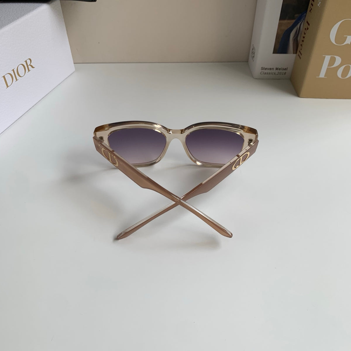 Dior Polarized Square Silver Lens Sunglasses for Men & Women - 486879 - detail image 8