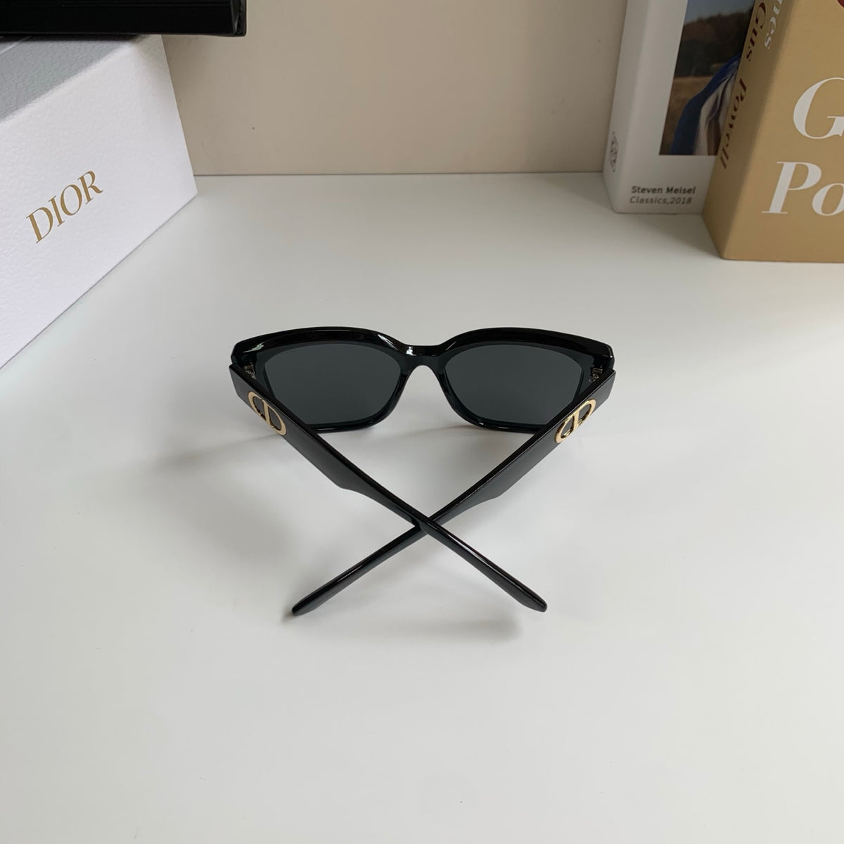 Dior Polarized Square Silver Lens Sunglasses for Men & Women - detail image 7
