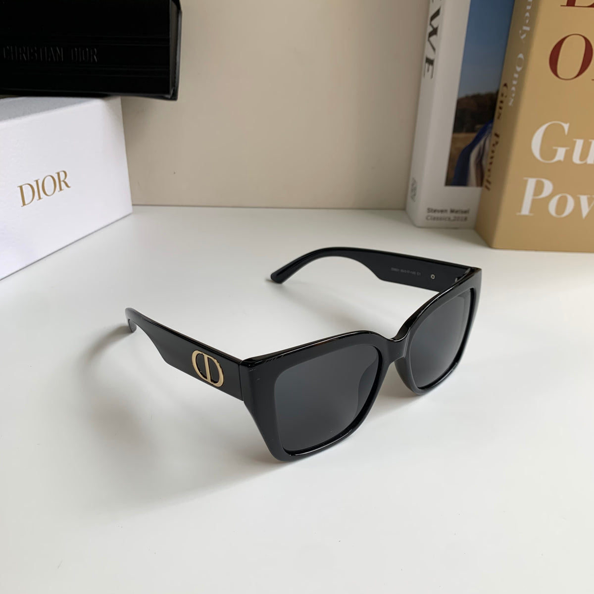 Dior Polarized Square Silver Lens Sunglasses for Men & Women - 398704