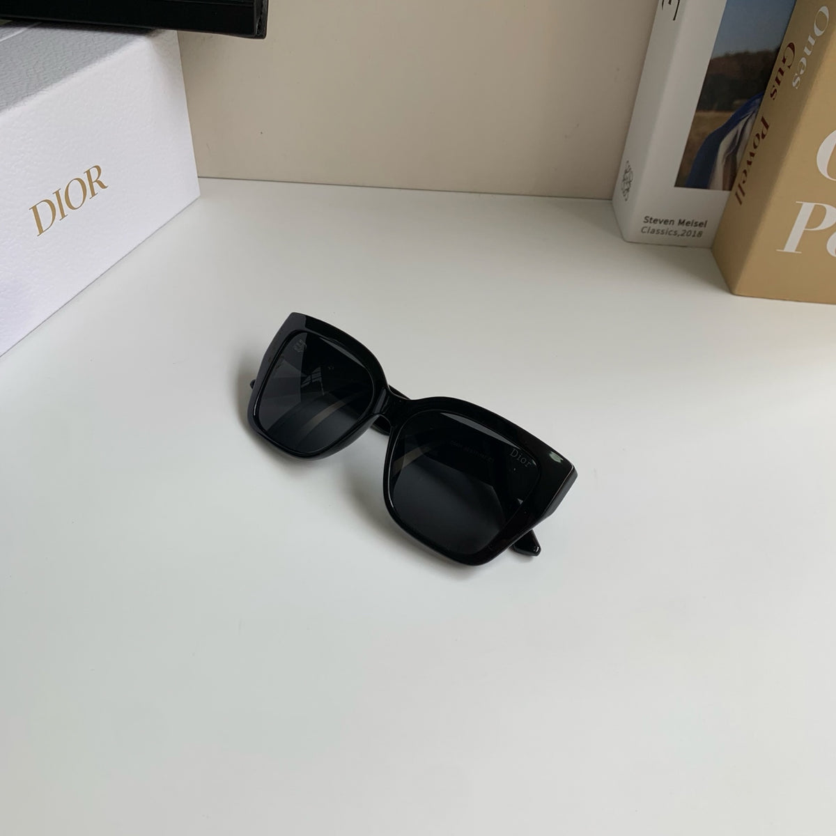 Dior Polarized Square Silver Lens Sunglasses for Men & Women - 398704 - detail image 4