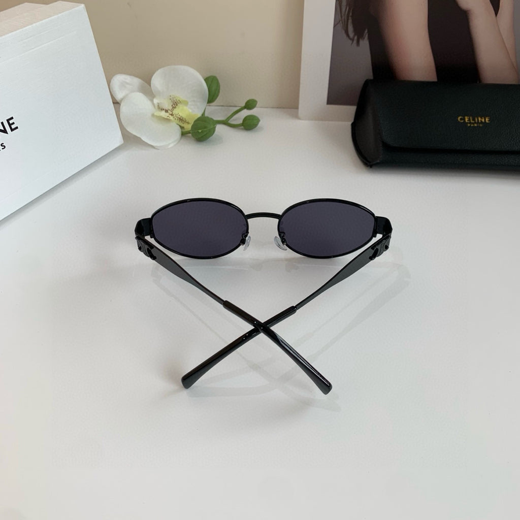 Celine Round Black Lens Sunglasses for Men & Women - 398867 - detail image 3