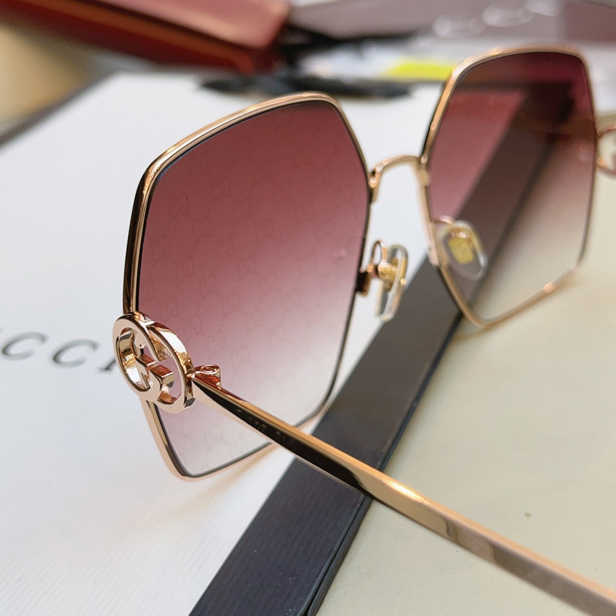 Gucci GG2163S Fashion Brown Lens Sunglasses for Men & Women - 431372 - detail image 7