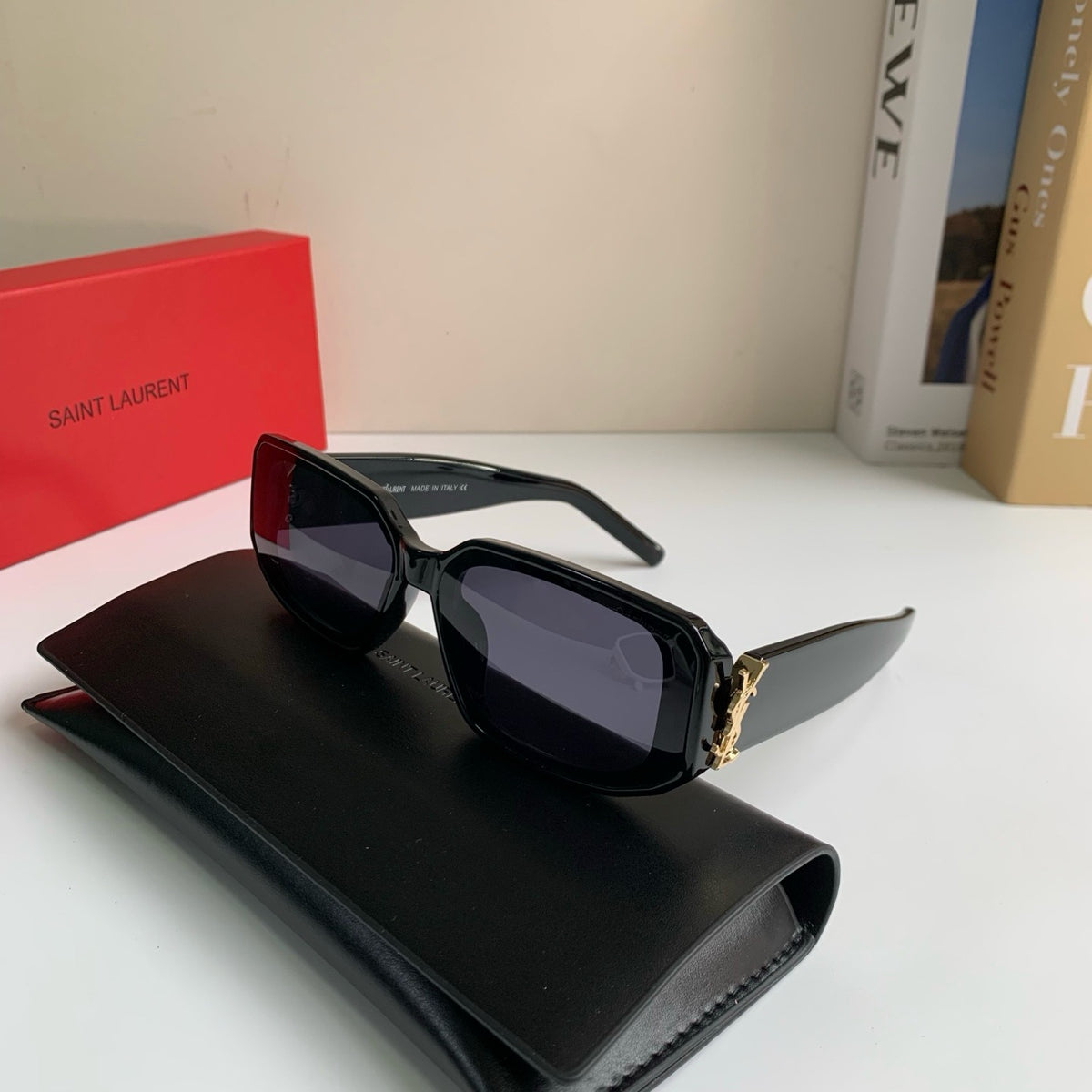 Saint Laurent Square Black Lens Sunglasses for Men & Women - 358265 - detail image 4