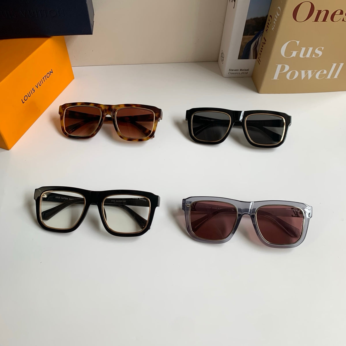 Louis Vuitton Square Silver Lens Sunglasses for Men & Women - 448537 - detail image 9