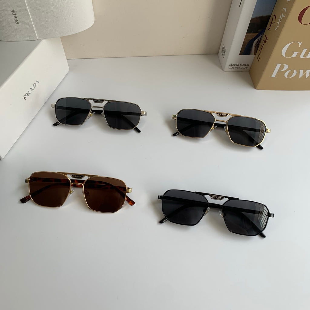 Prada Metal Fashion Silver Lens Sunglasses for Men & Women - 487106 - detail image 9