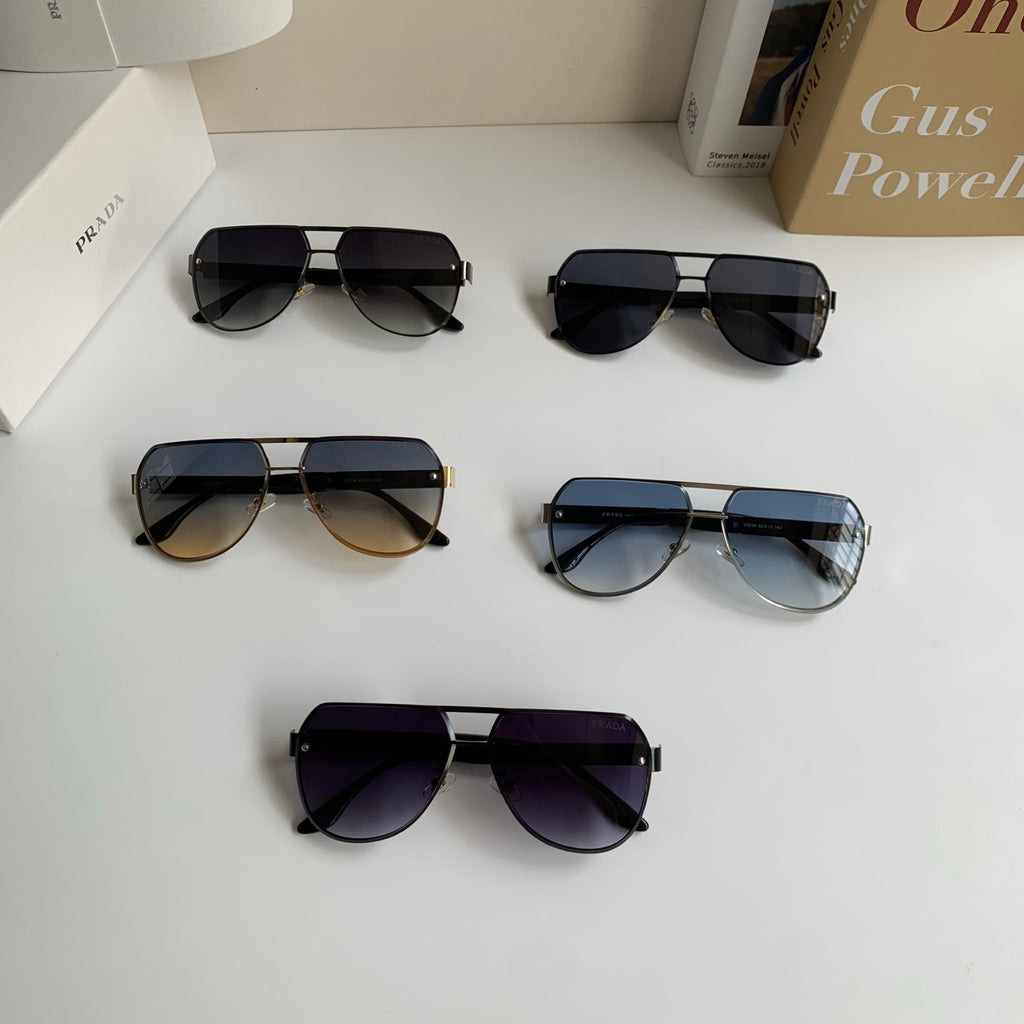 Prada Metal Aviator Silver Lens Sunglasses for Men & Women - 398882 - detail image 9