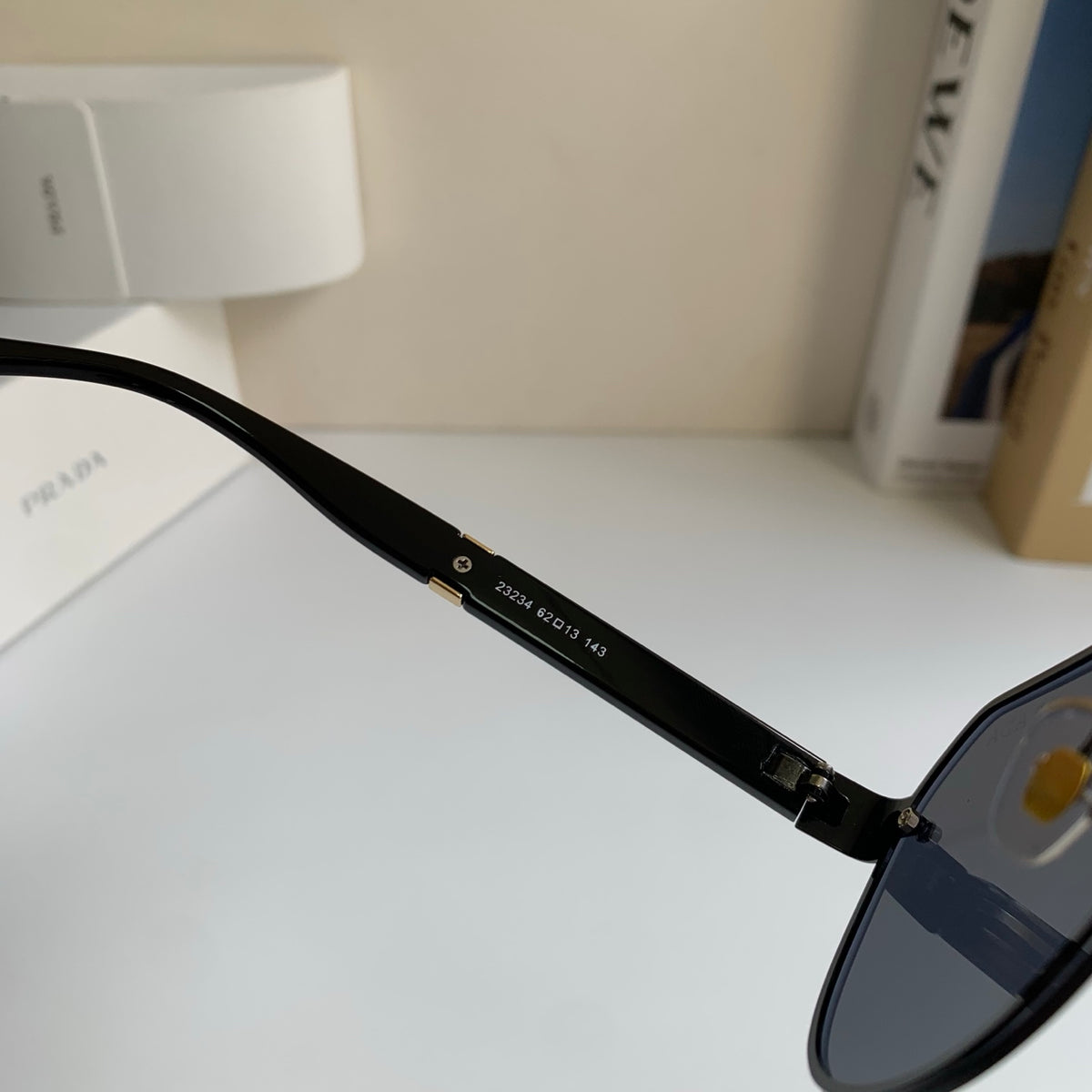 Prada Metal Aviator Silver Lens Sunglasses for Men & Women - 398879 - detail image 7