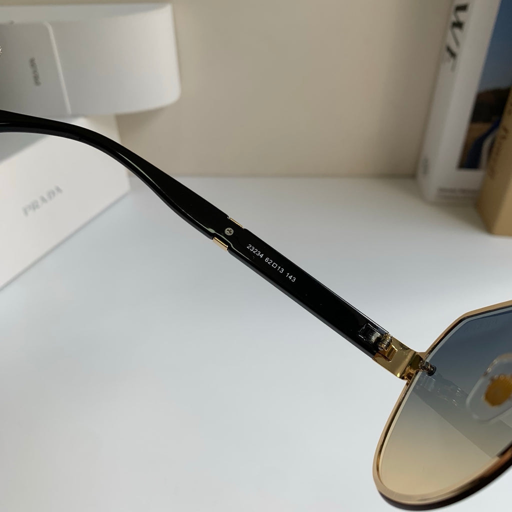 Prada Metal Aviator Silver Lens Sunglasses for Men & Women - 398883 - detail image 6