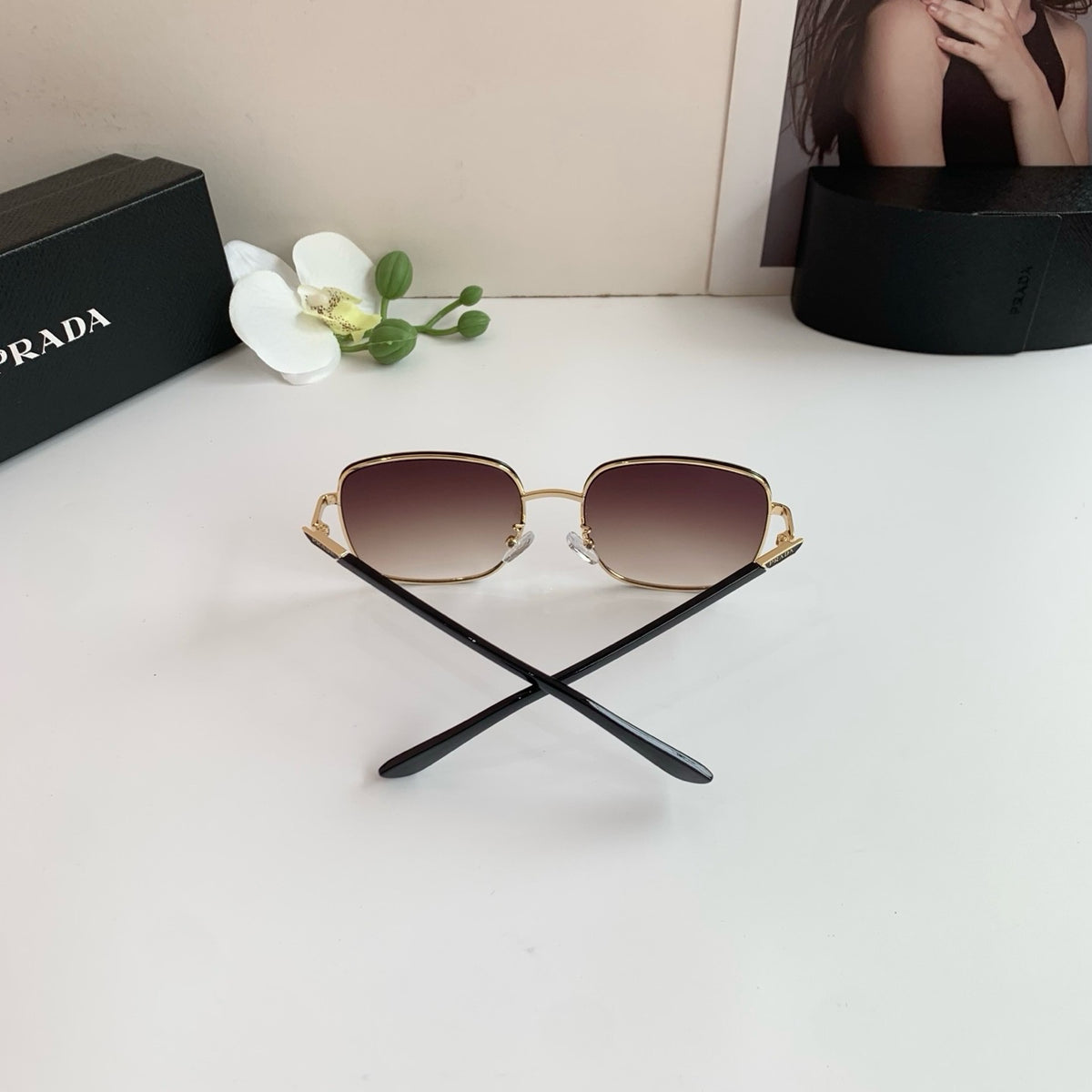 Prada Metal Square Red Lens Sunglasses for Men & Women - 398913 - detail image 5