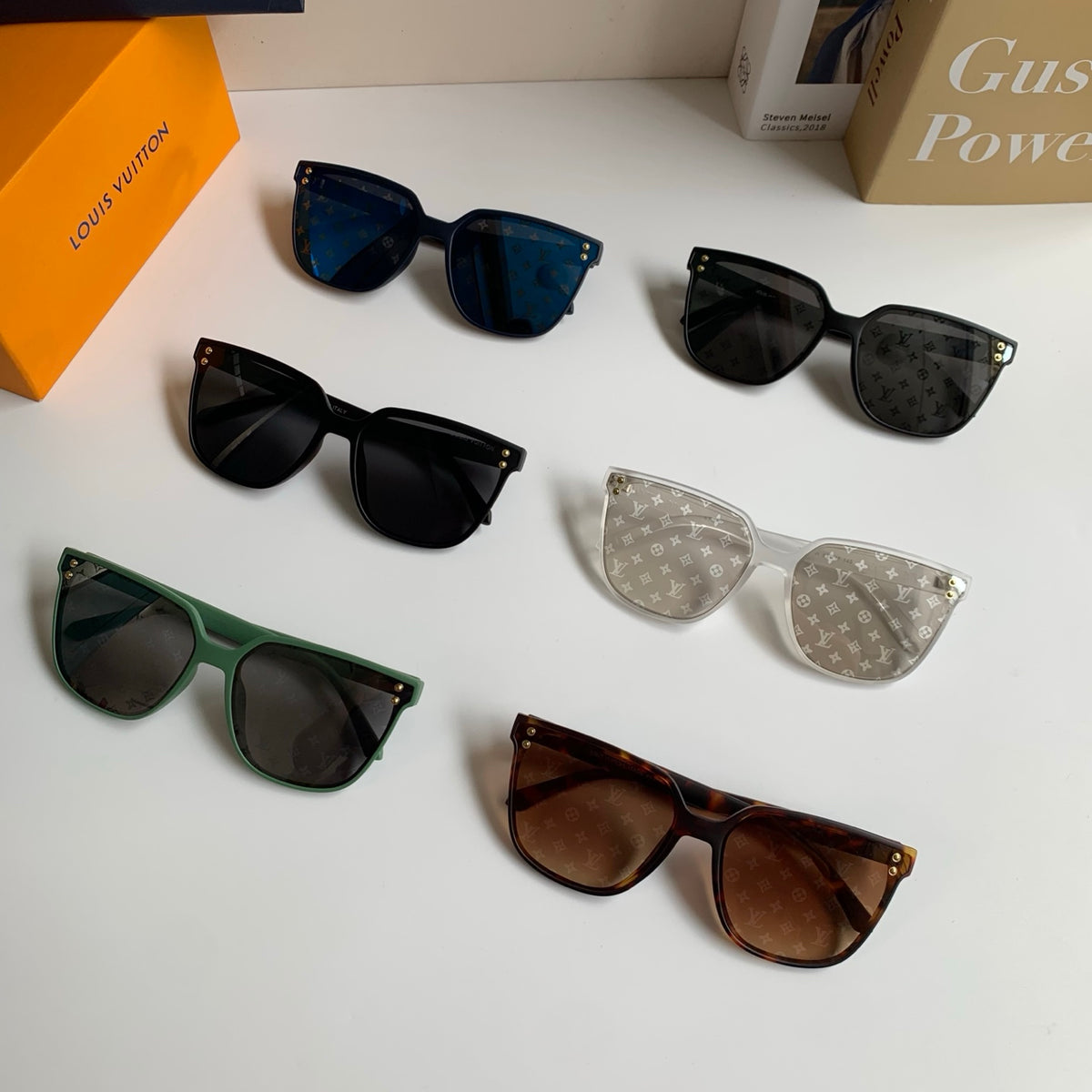 Louis Vuitton Square Silver Lens Sunglasses for Men & Women - 431233 - detail image 10