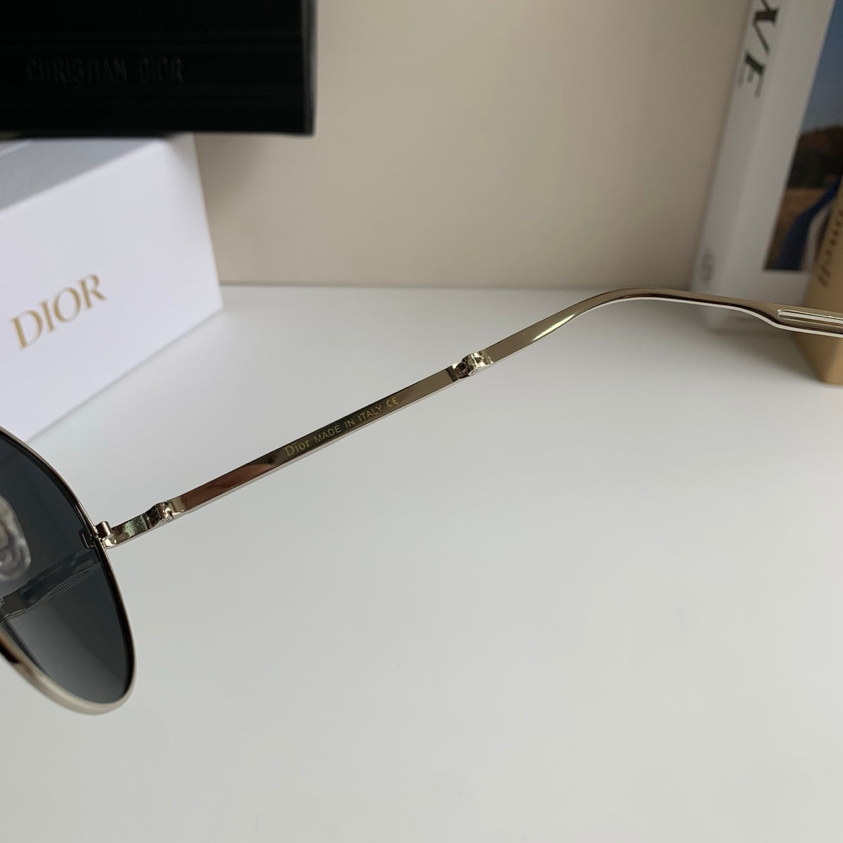 Dior Polarized Metal Fashion Silver Lens Sunglasses for Men & Women - 465410 - detail image 7
